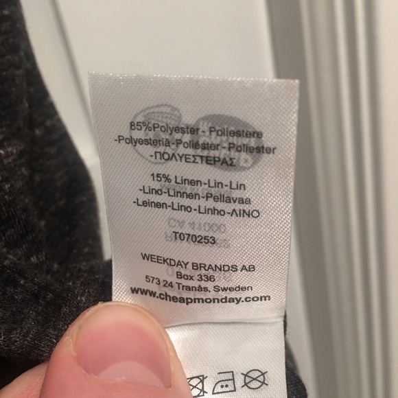 Cheap Monday sexy open back boxy tee - Picture 4 of 4